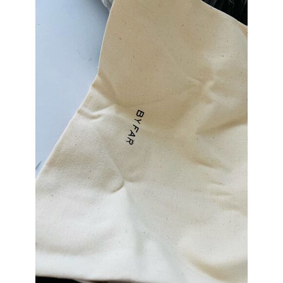 BY FAR Molly Maxi Croco Embossed ballet Leather Flat white 39 - Picture 11 of 12